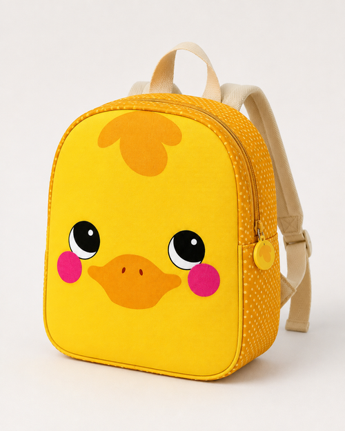 Coupon de tissu imprimé-poussin - Pour sac a dos enfant