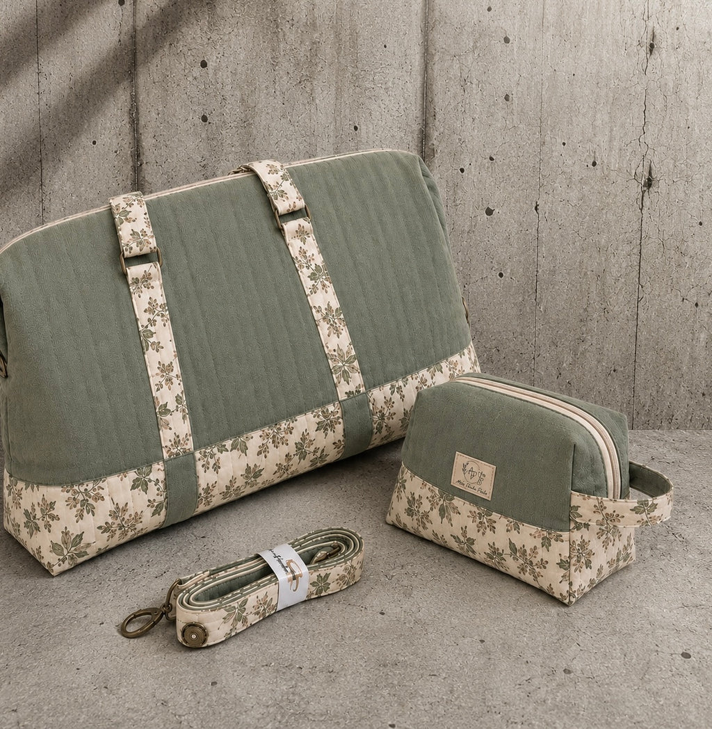 Patron PDF – Kit Maya (Sac week-end et trousse de toilette)