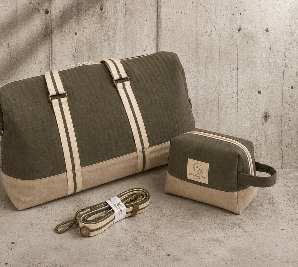Patron PDF – Kit Maya (Sac week-end et trousse de toilette)
