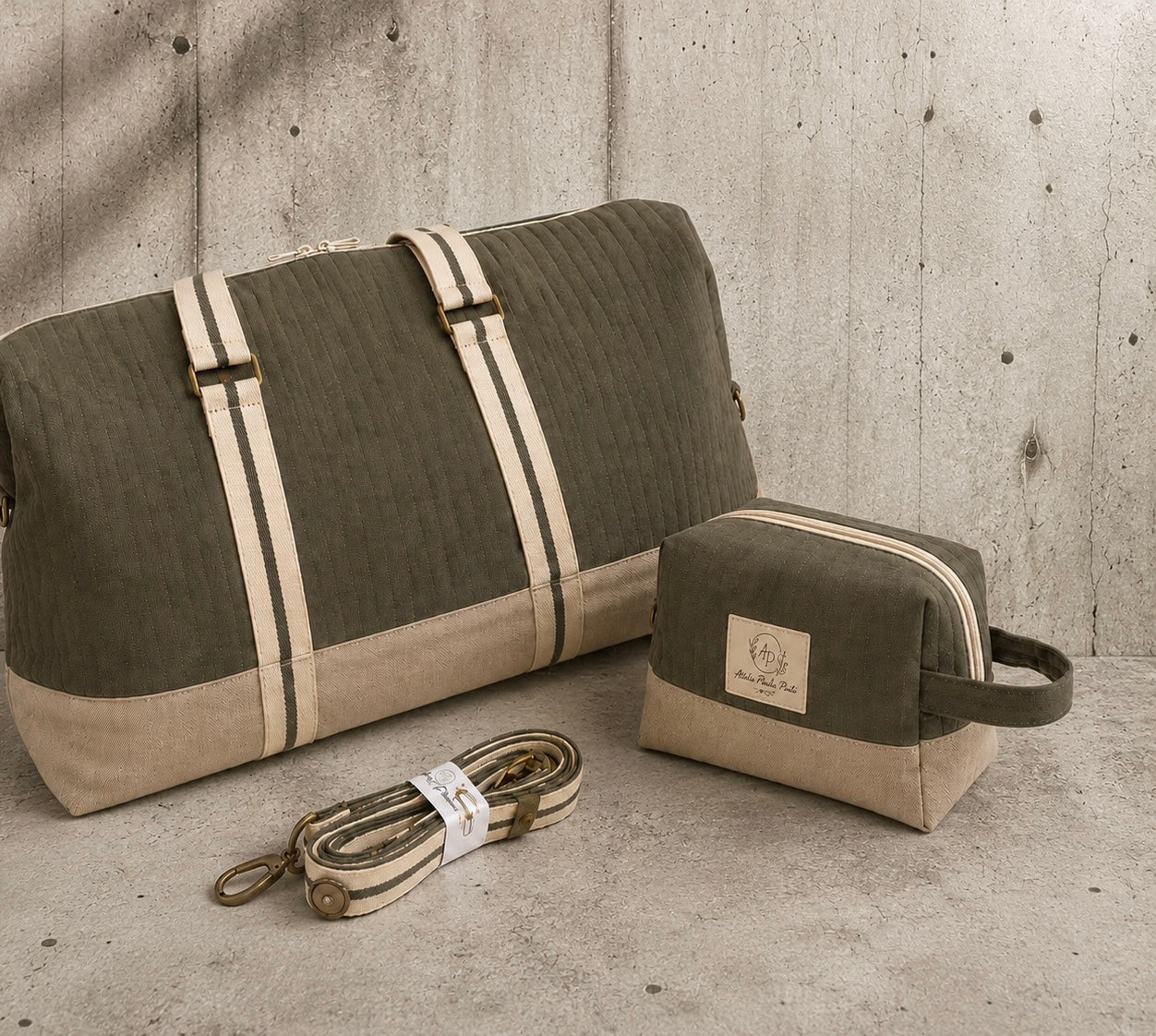 Patron PDF – Kit Maya (Sac week-end et trousse de toilette)