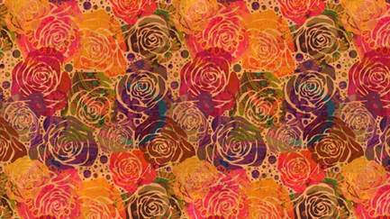 Panneau en liège naturel mosaïque – Motif roses colorées 🌹
