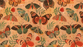 Panneau en liège naturel mosaïque – Motif papillons et nature 🦋