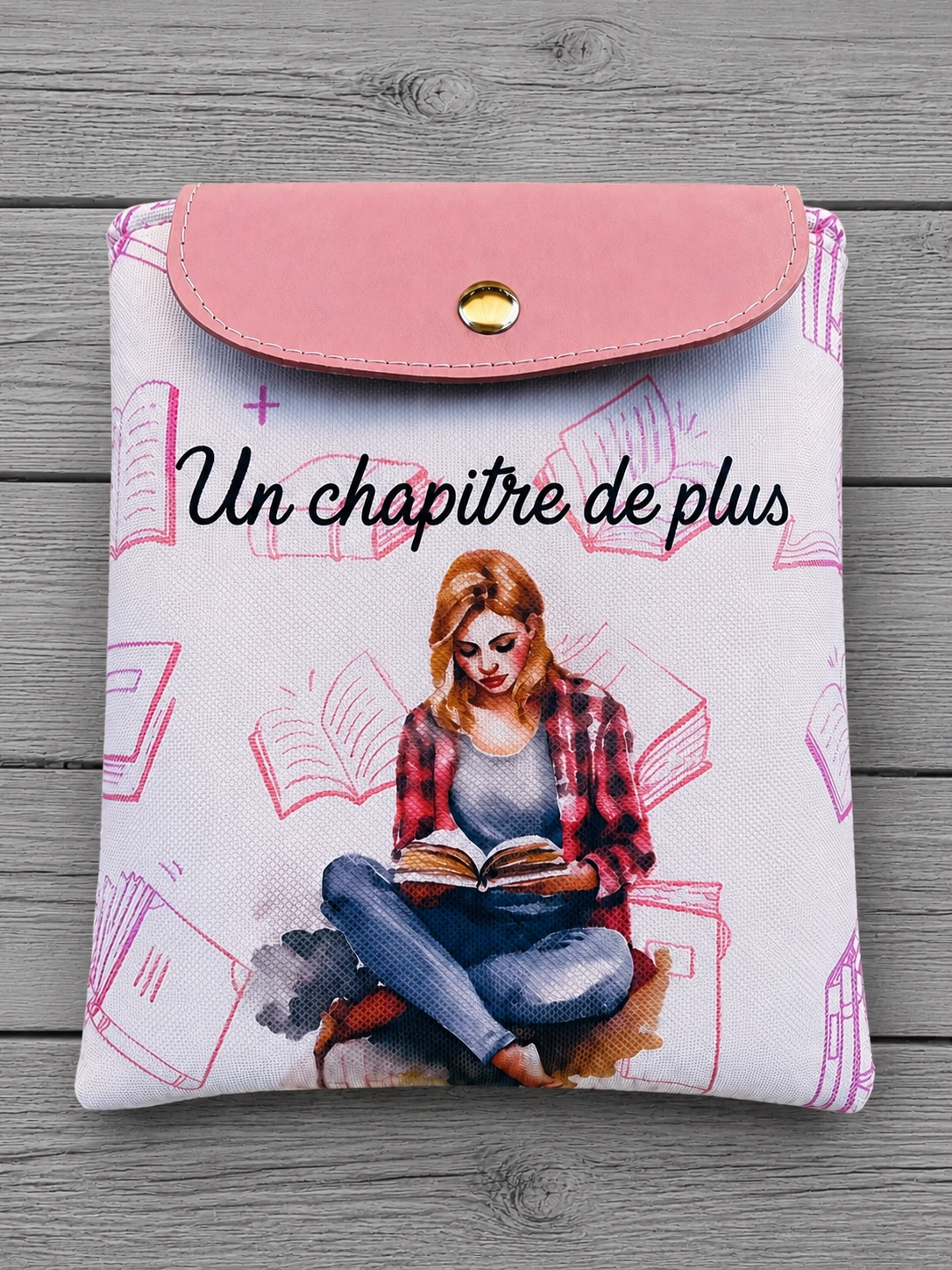 Pochette pour liseuse 6 à 8 pouces – Rose