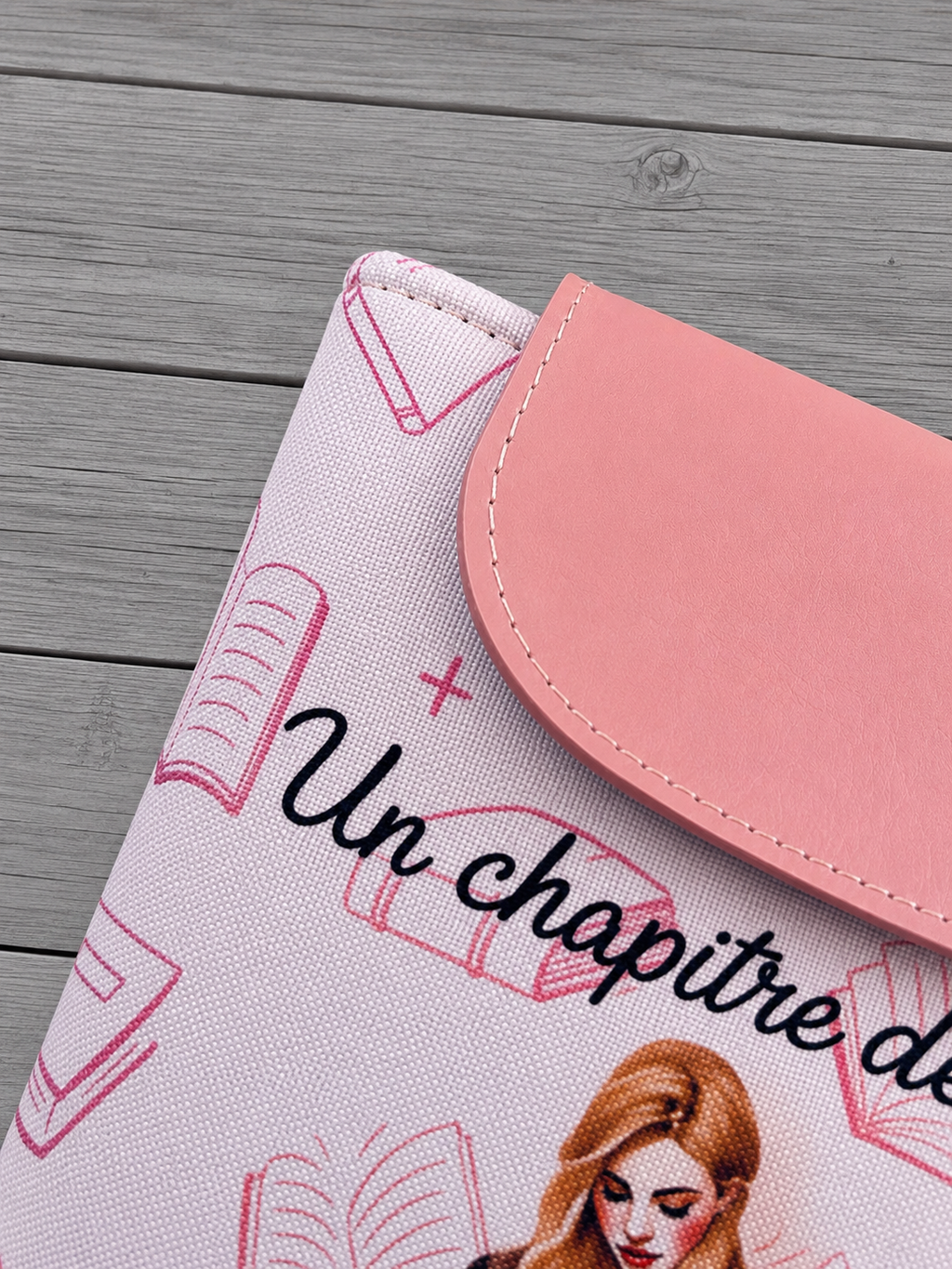 Pochette pour liseuse 6 à 8 pouces – Rose