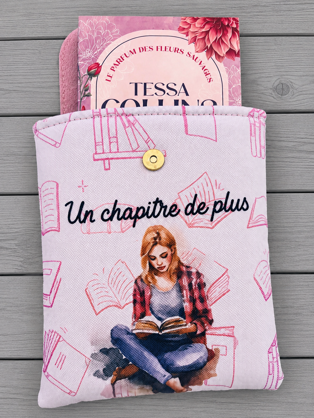Pochette pour liseuse 6 à 8 pouces – Rose