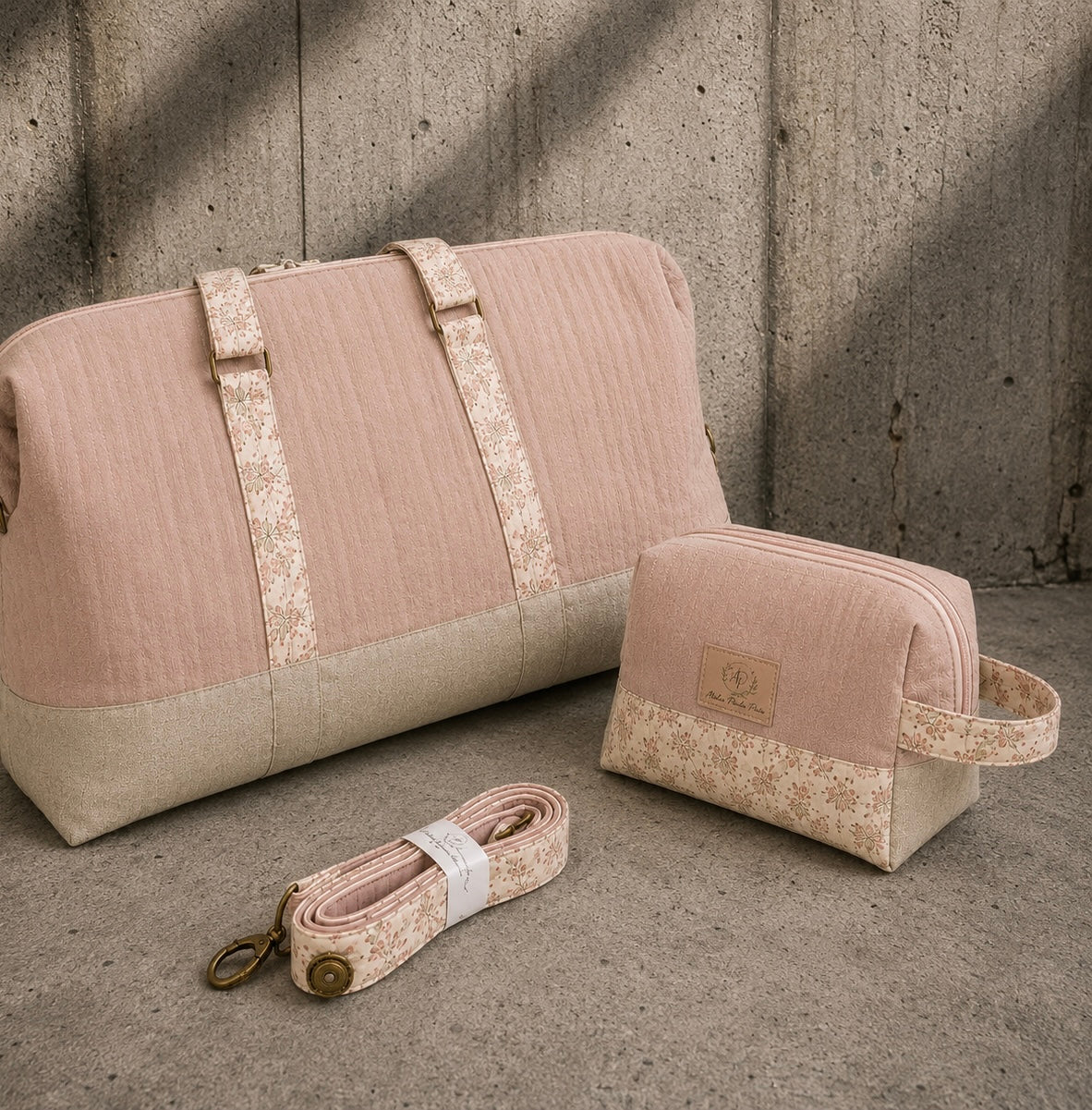 Patron PDF – Kit Maya (Sac week-end et trousse de toilette)