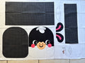 Coupon de tissu imprimé « Pingouin » – Pour sac à dos enfant