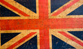 Panneau en liège naturel rustique – Motif drapeau britannique 🇬🇧