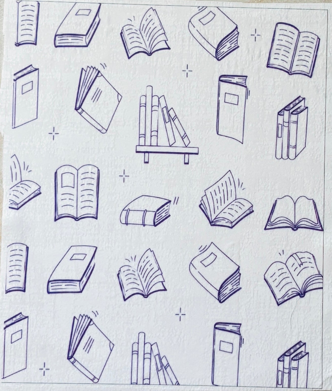 📖2 Panneau en velours  « Un chapitre de plus »