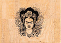 Panneau en liège naturel – Frida Kahlo 20 X 30 cm