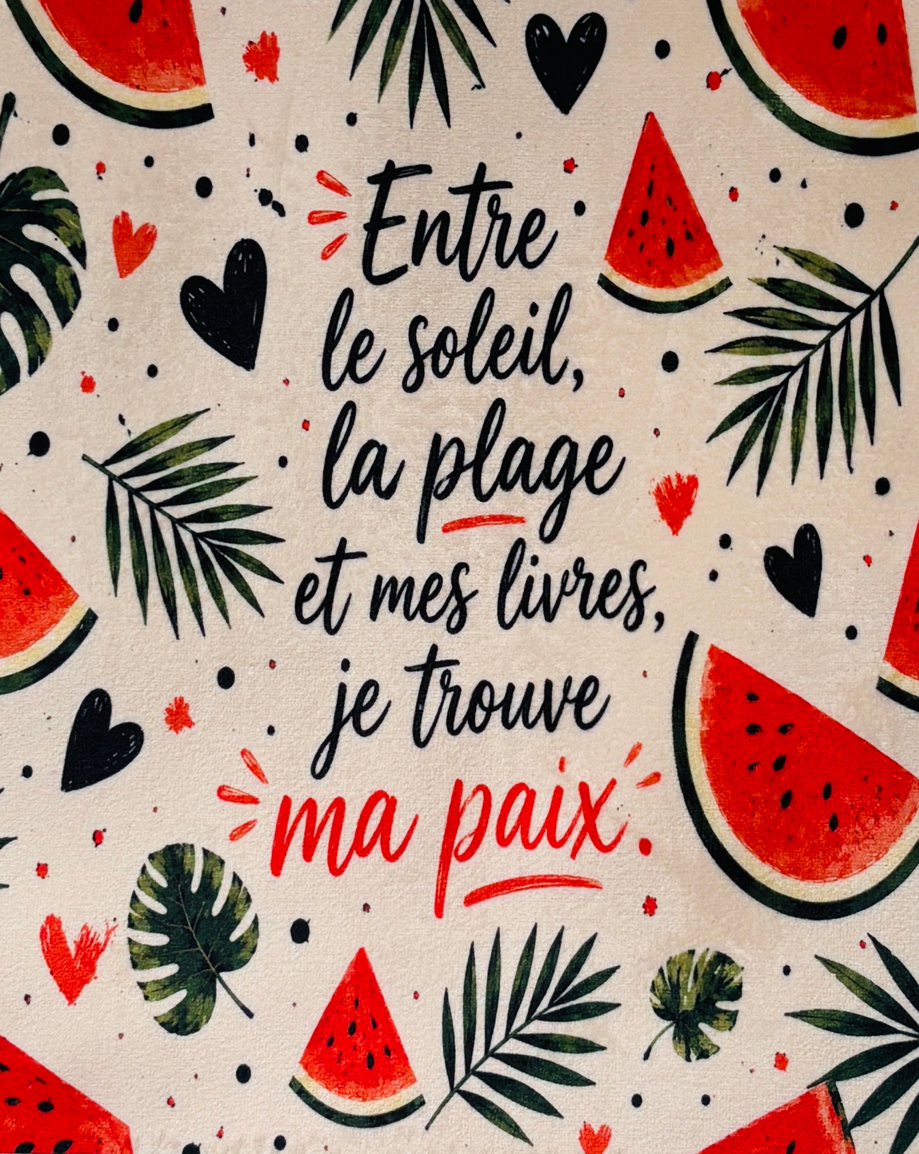 Panneau en velours – Idéal pour une pochette à livre