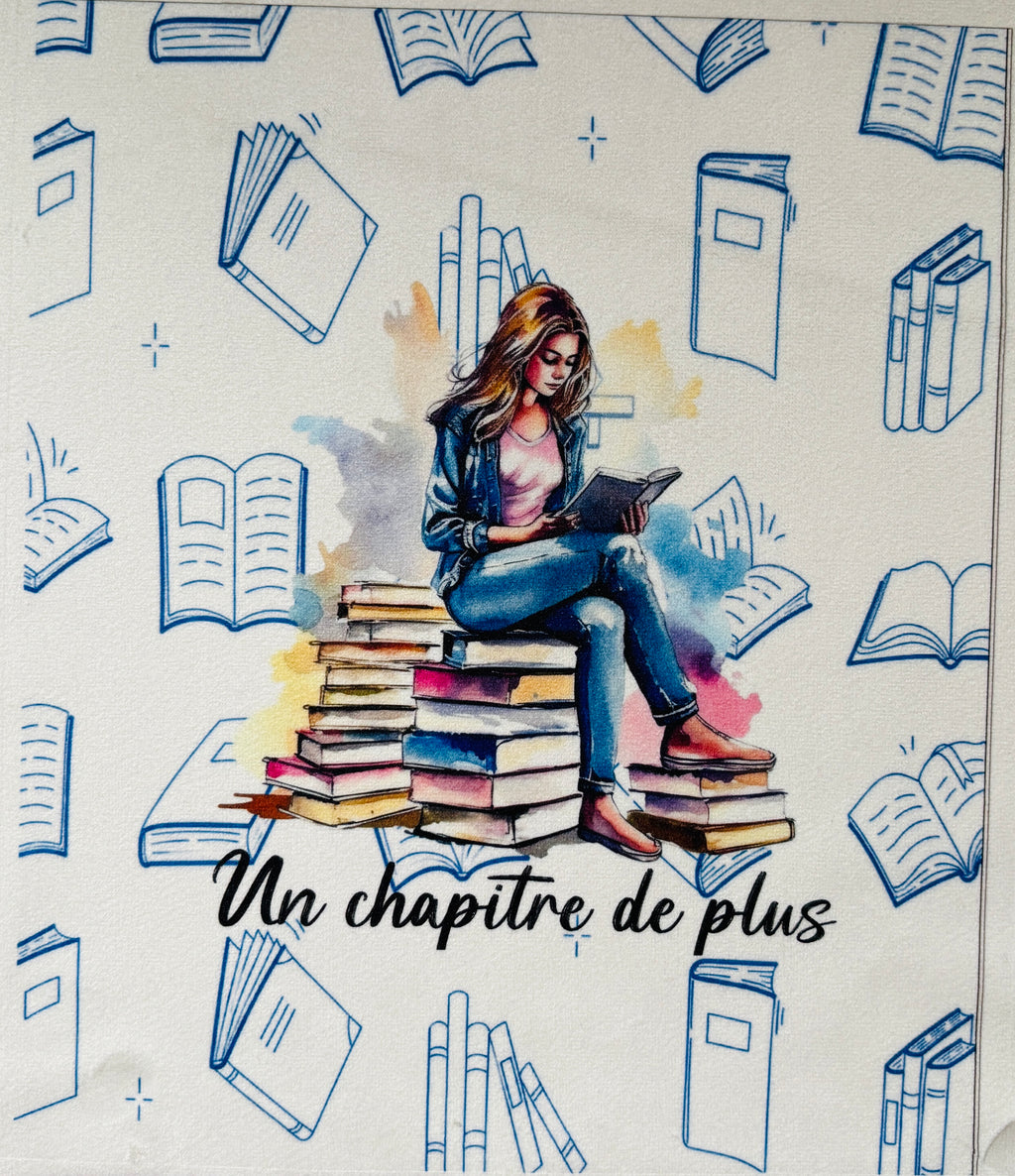Lot de 2 panneaux en velours – Un chapitre de plus