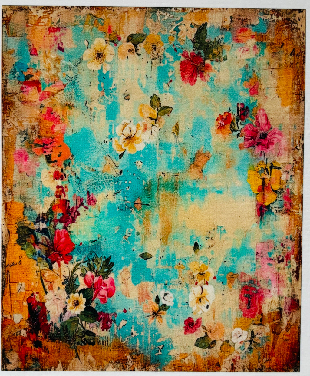 Lot de 2 panneaux en velours – Frida Kahlo & fleurs