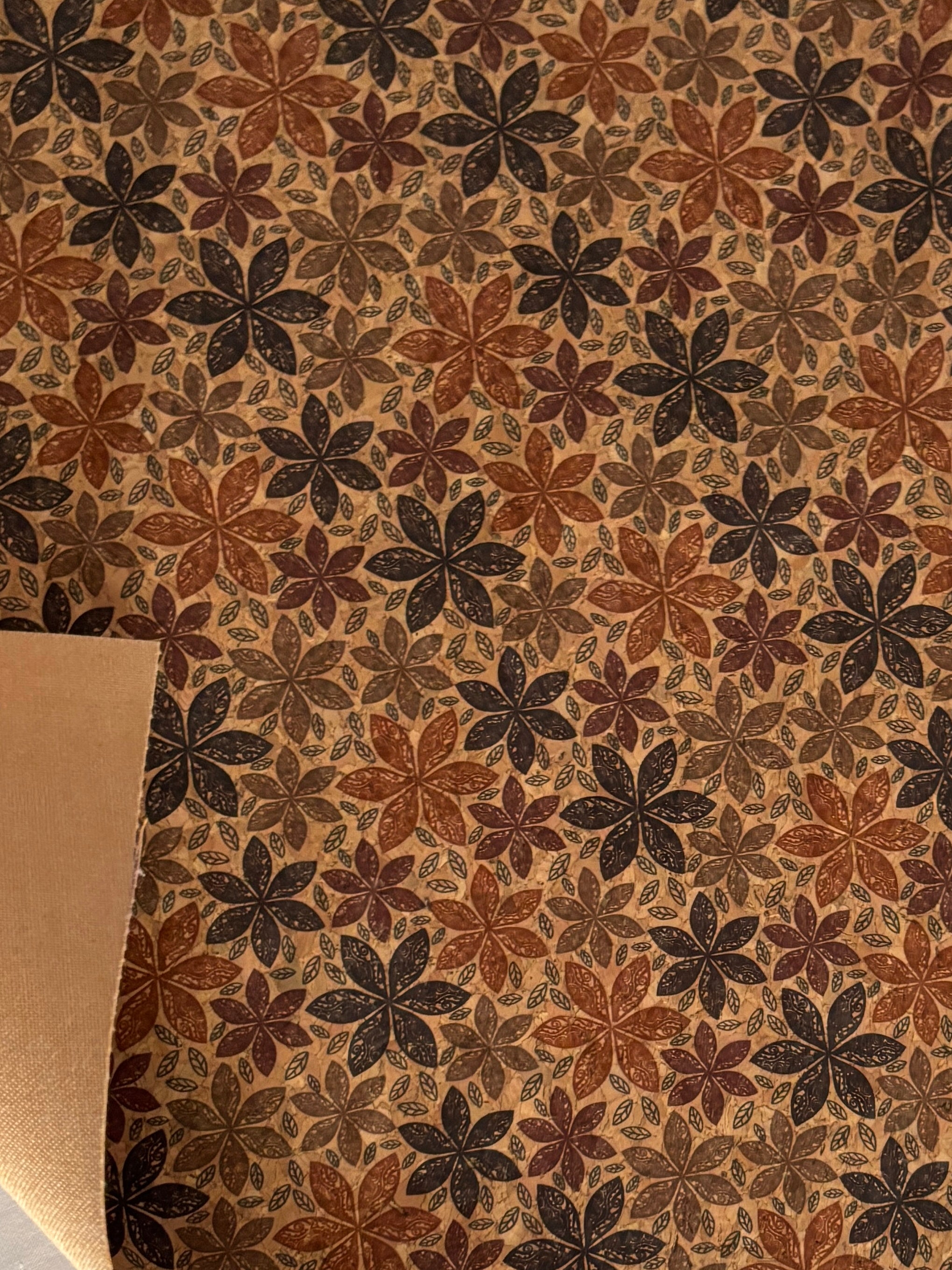 Liège mosaïque - Motif floral automnal