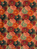 Liège mosaïque - Motif floral multicolore