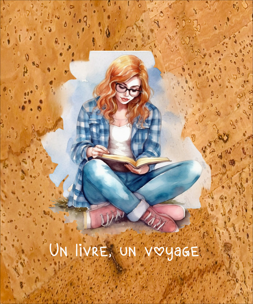Lot de panneaux en liège naturel - Passion lecture