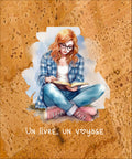Lot de panneaux en liège naturel - Passion lecture