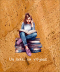 Lot de 2 panneaux en liège naturel – Passion lecture